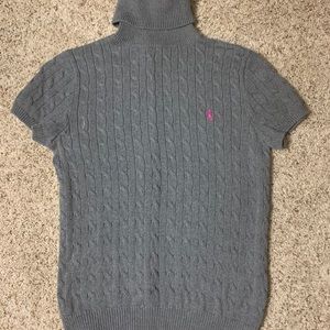 Ralph Lauren Cable Knit Short Sleeve Sweater